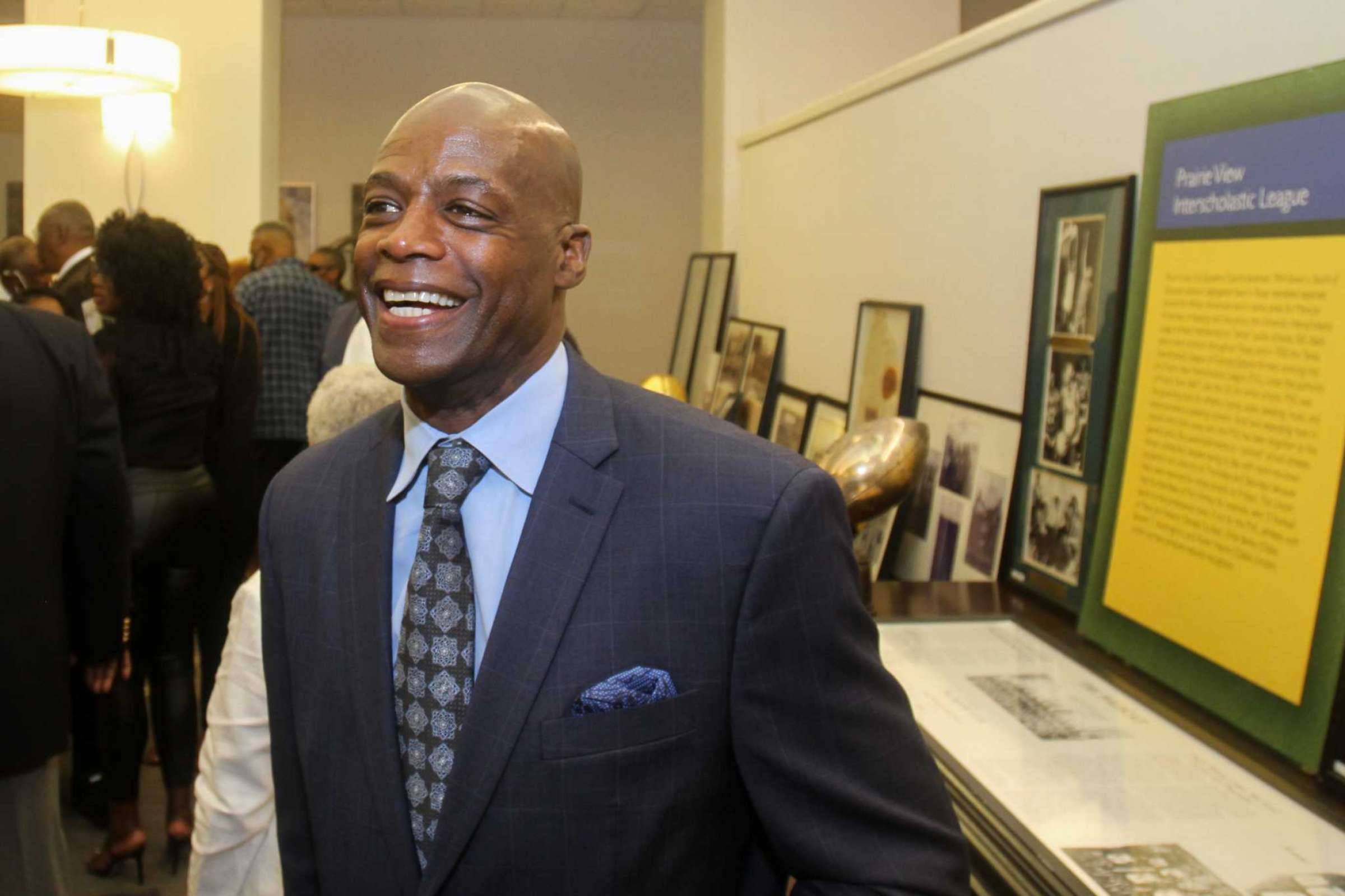 Pro Football Hall of Famer Darrell Green at the 2021 PVILCA Hall of Fame banquet.