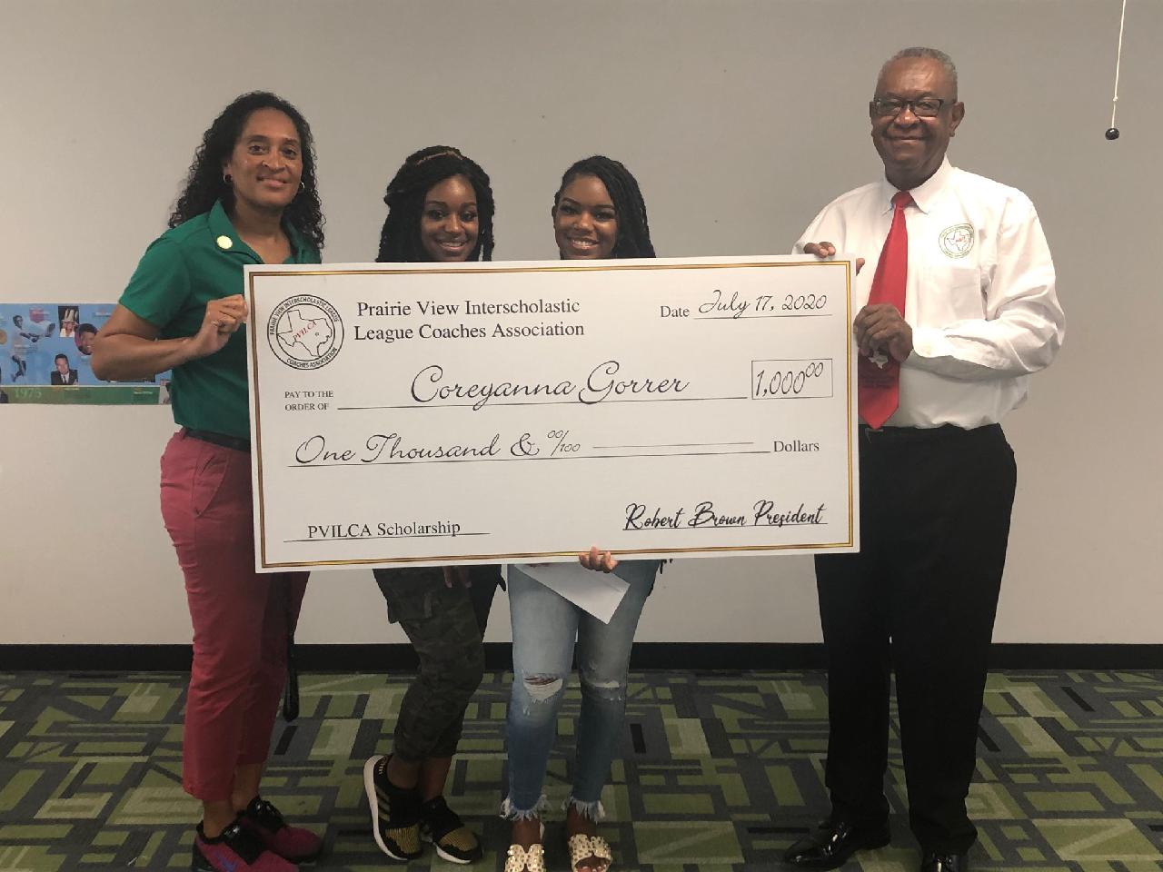 Coreyanna Gorrer - 2020 Scholarship Recipient